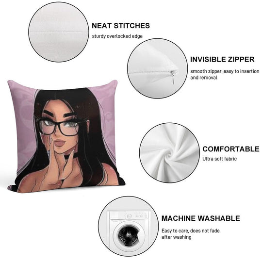 SSSniperwolf Soft Style Accent Throw Pillow