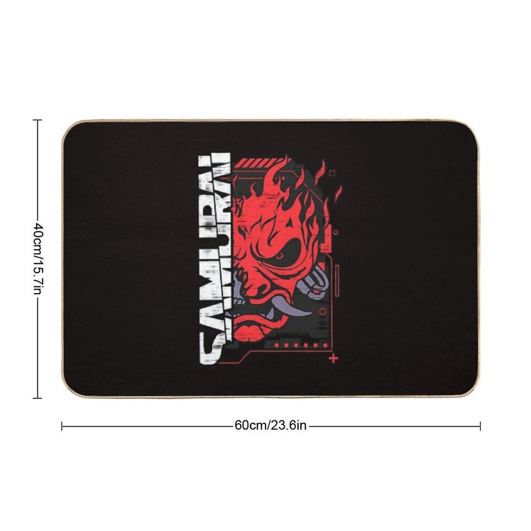 Samurai Rock Band  Pet-Safe Bath Mat