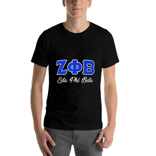 Zeta Phi Beta Sorority Paraphernalia, Zeta Phi Beta HBCU  Fade-proof Color T-Shirt