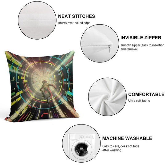 It Goes on Forever... Soft Bedroom Essential Throw Pillow