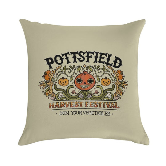 Pottsfield Harvest Festival Soft Fade-Resistant Throw Pillow