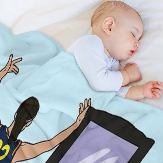 Caitlin Clark Mirror GOAT (Indiana) Premium Throw Blanket