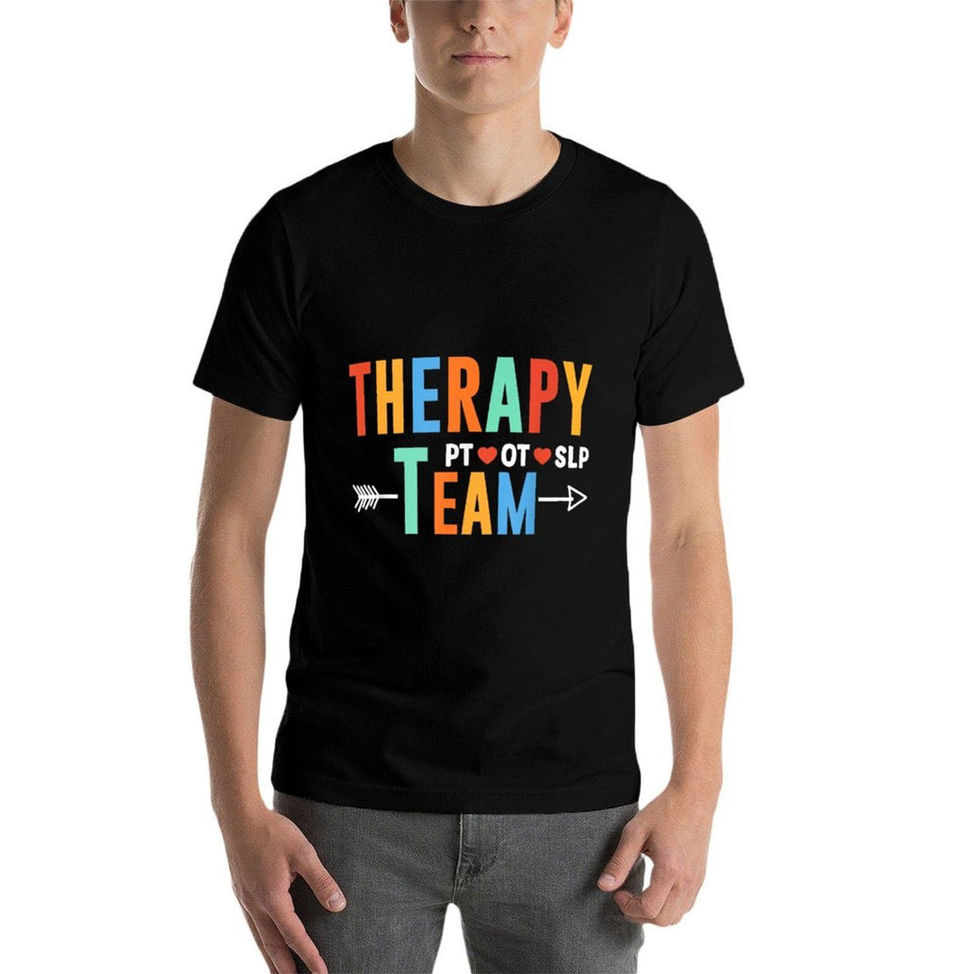 Therapy Team PT OT SLP Rehab Squad Therapist Motor Team  Tagless Design T-Shirt