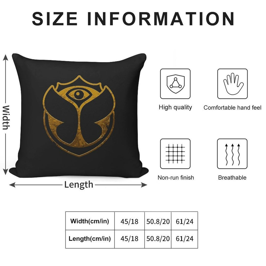 Best Seller Tomorrowland Soft Short Plush Fabric Throw Pillow