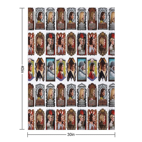 The Queen of Horror Story Multi-functional Throw Blanket