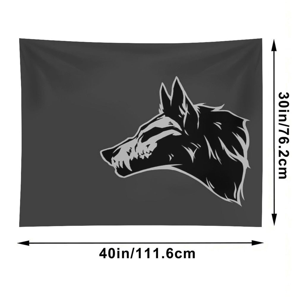 Wolf Skull Tapestry