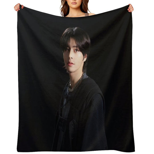 Jake Sim Enhypen Lightweight Throw Blanket