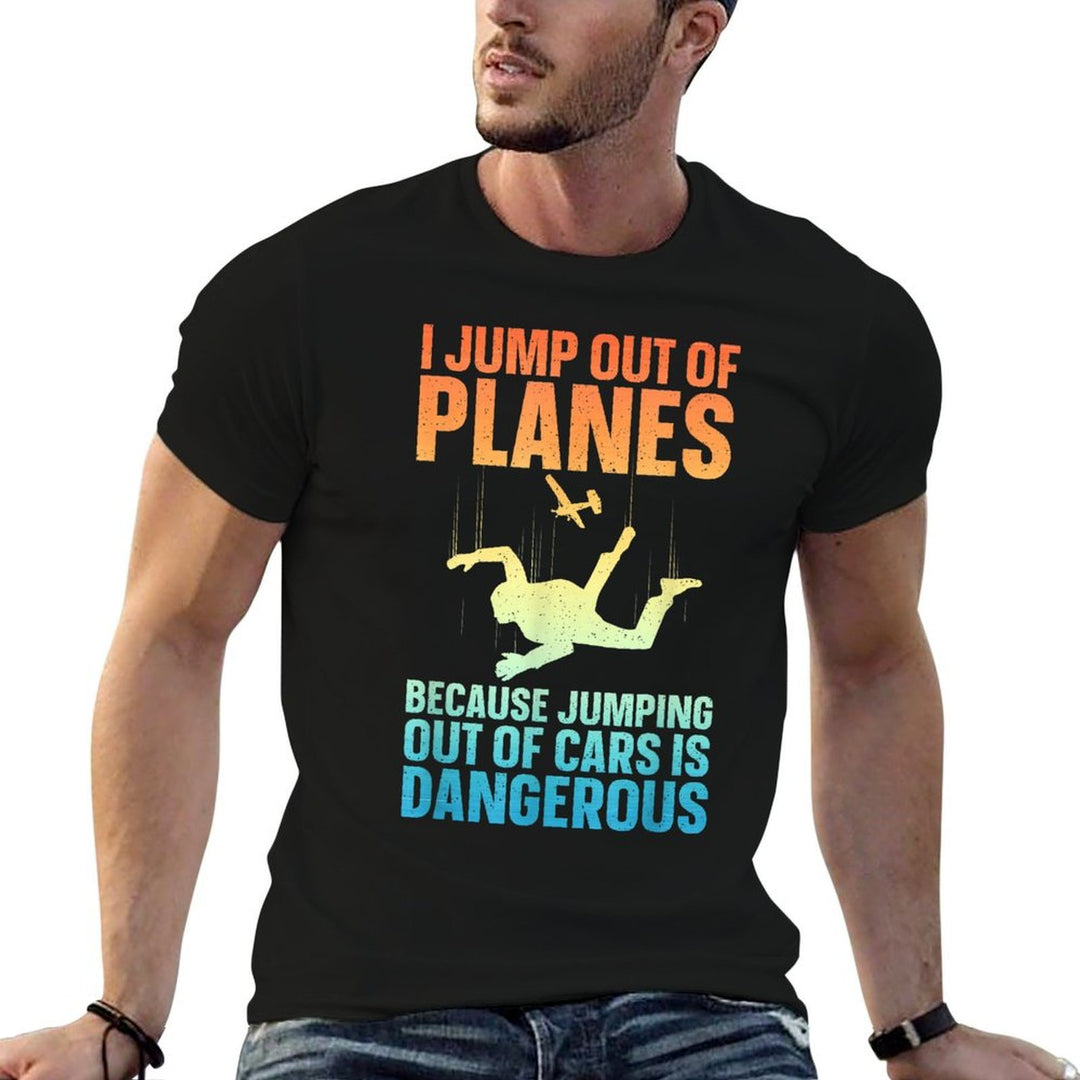 Funny Skydiving Design for Men Women Skydive Lover Skydivers  Moisture-wicking T-Shirt