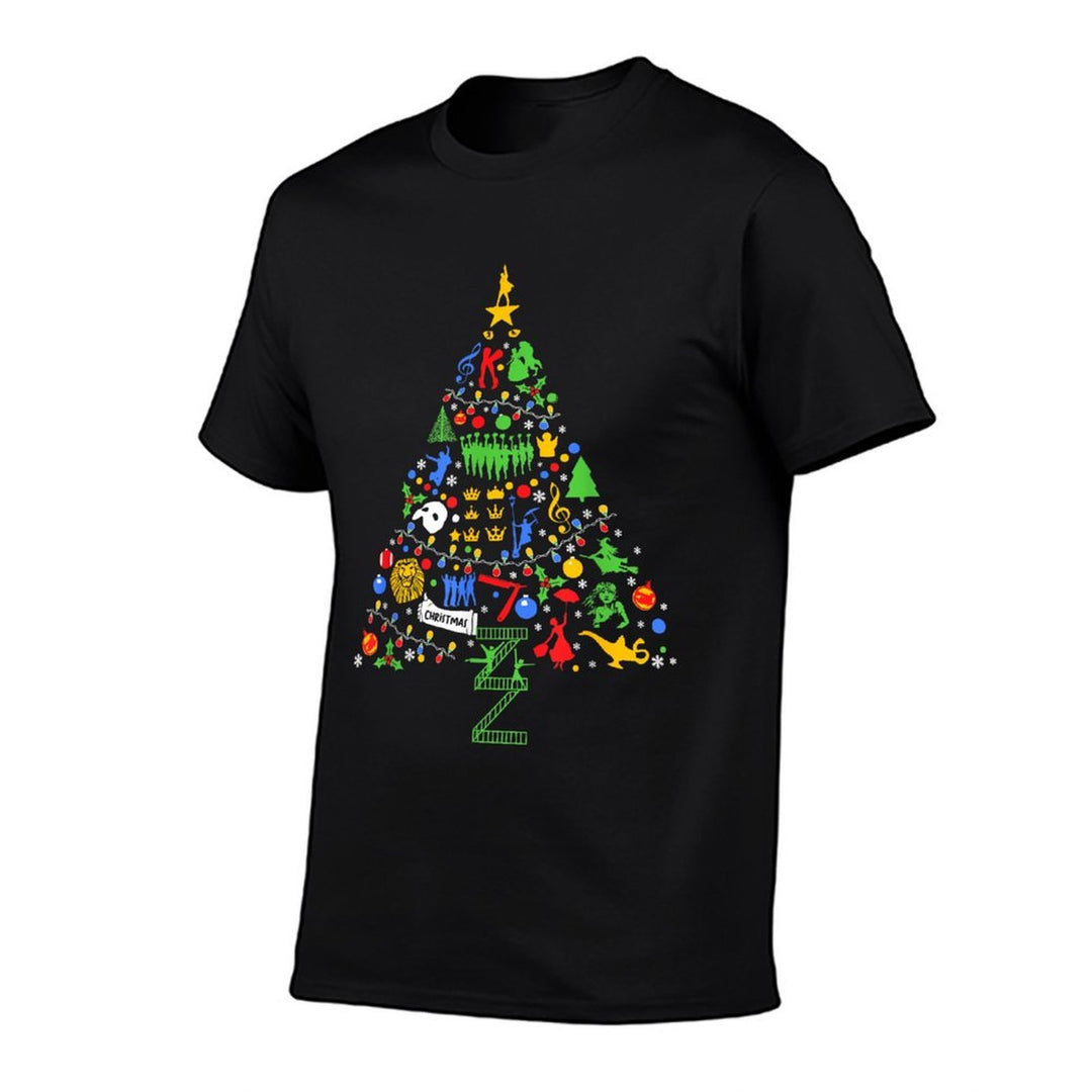 Musical Theater Christmas Tree  Wrinkle-resistant T-Shirt