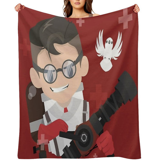 Team Fortress 2  The Medic Gift-ready Throw Blanket