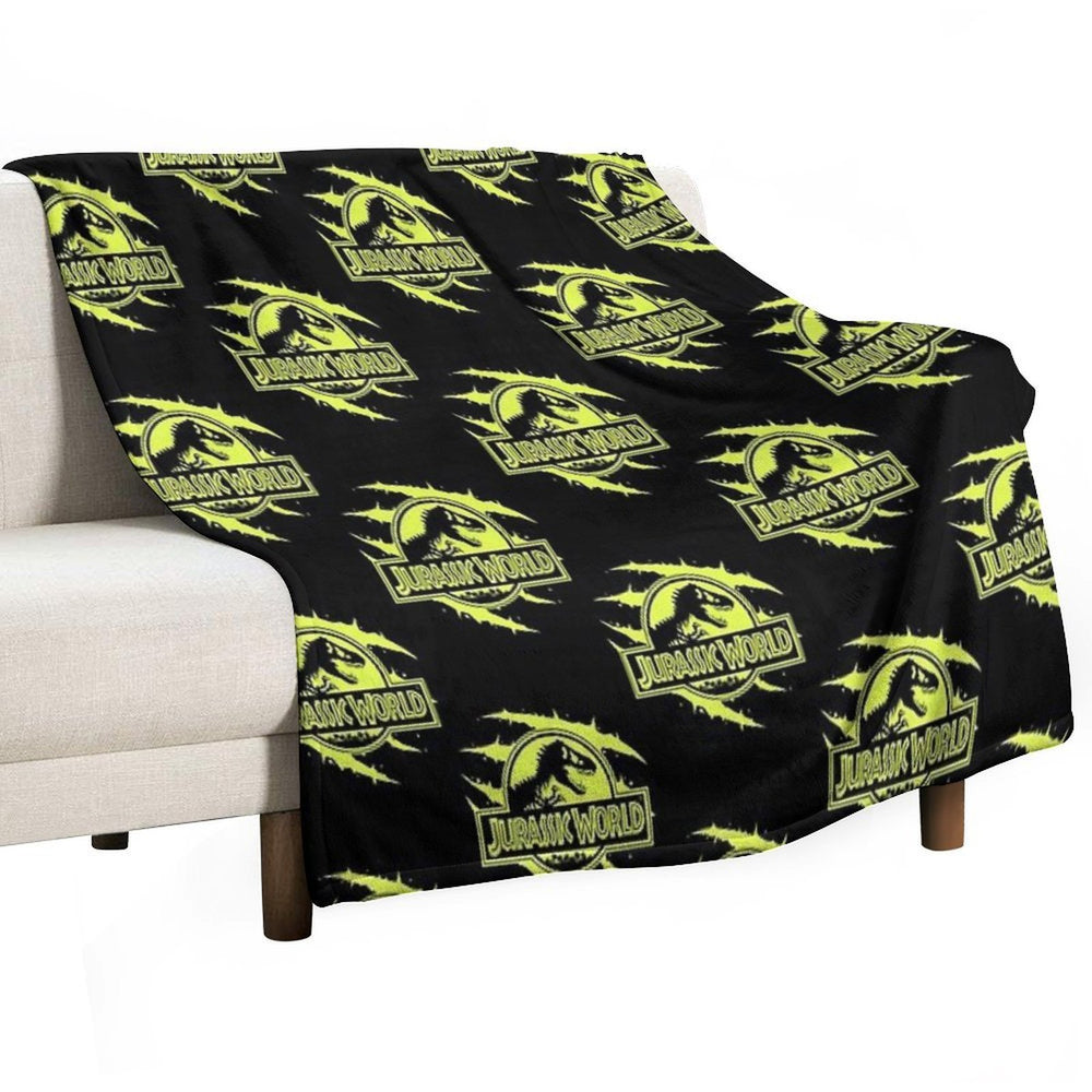 Dino Jurrassix World Ogy Sustainable Throw Blanket