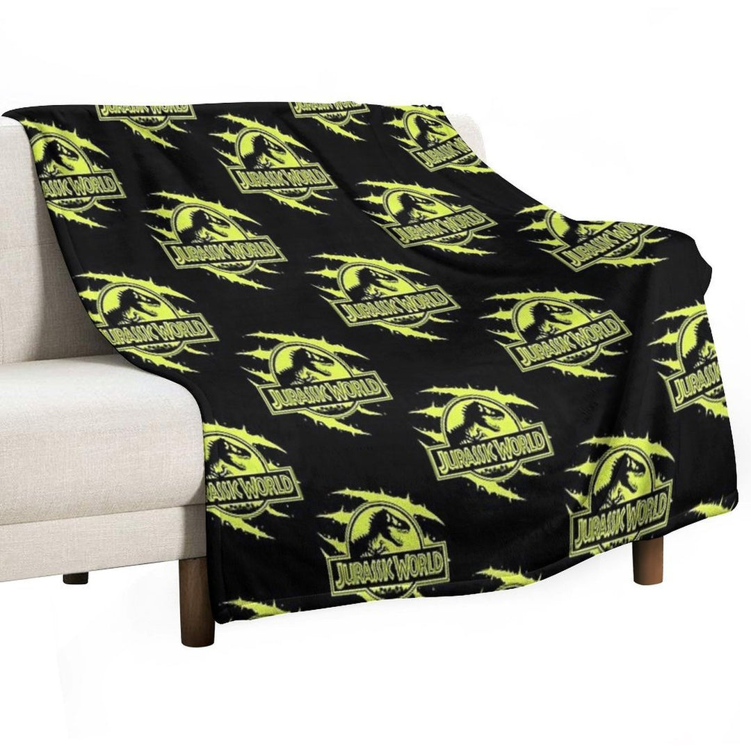 Dino Jurrassix World Ogy Sustainable Throw Blanket