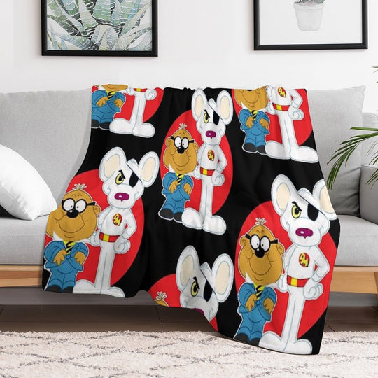 Danger Mouse Eco-conscious Throw Blanket