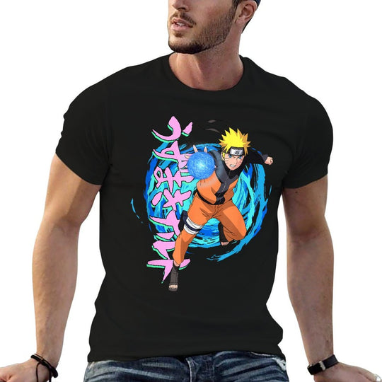 Naruto Shippuden Blue Spirals Rasengan Anime  Quick-drying T-Shirt