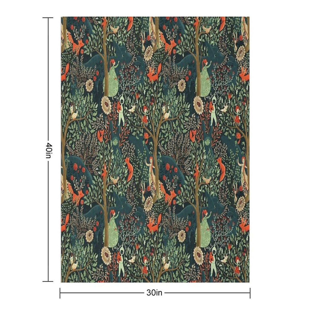 Whimsical Wonderland Shrink-resistant Throw Blanket