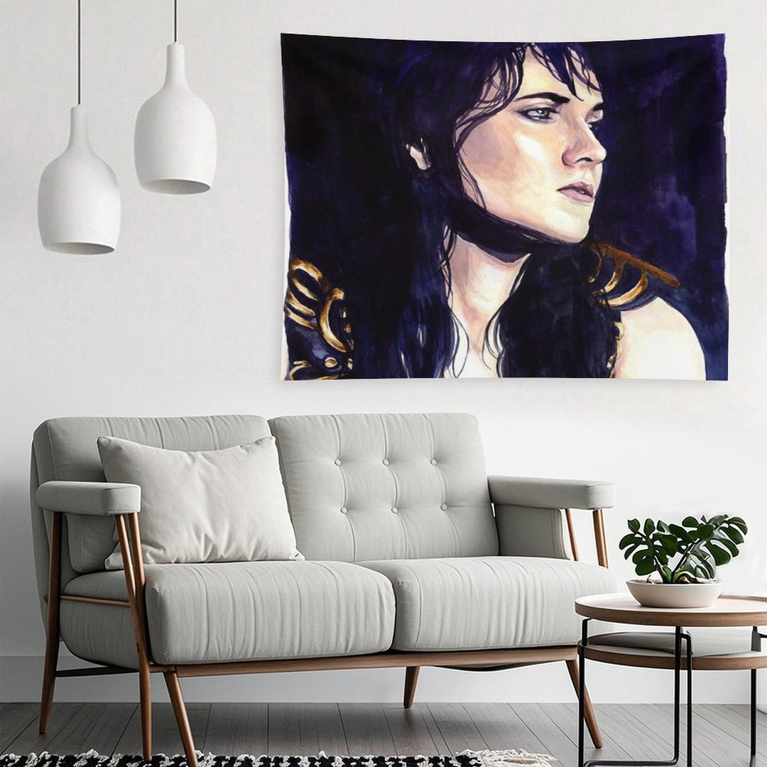 Damaged But Not Broken Watercolor Painting Tapestry