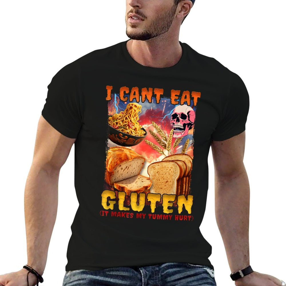 I Cant Eat Gluten It Makes My Tummy Hurt  Lightweight T-Shirt