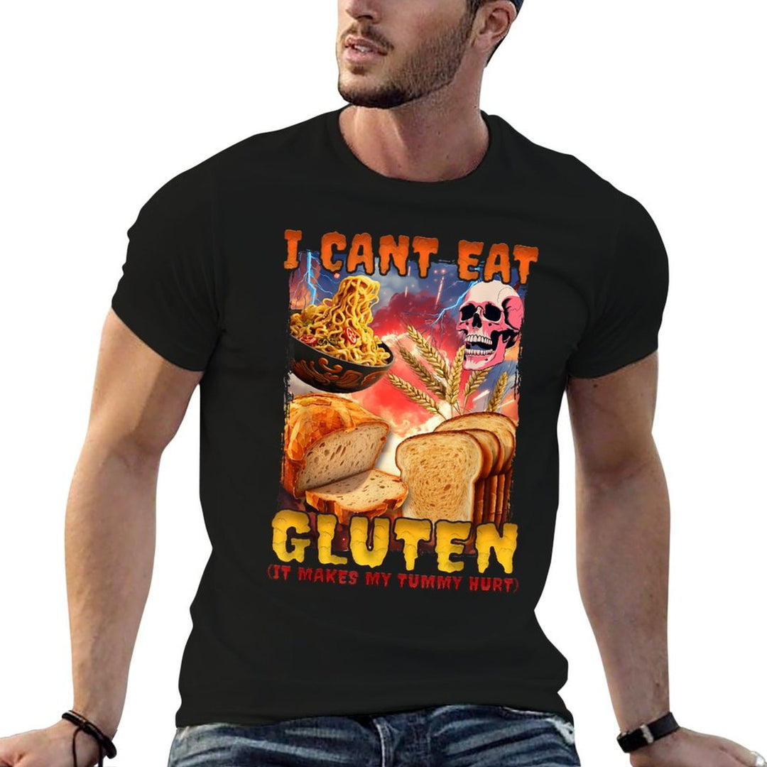 I Cant Eat Gluten It Makes My Tummy Hurt  Lightweight T-Shirt