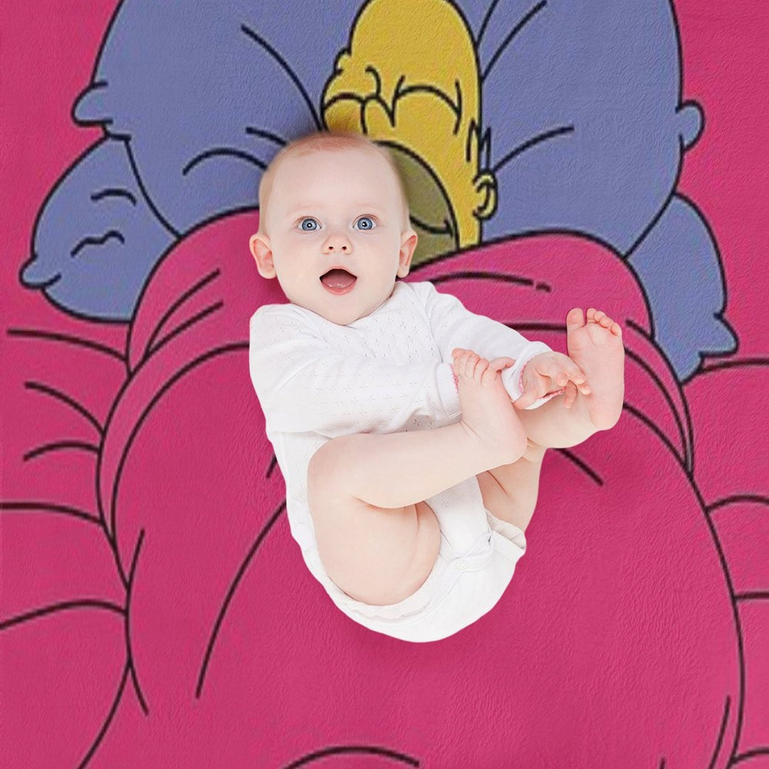 Toasty Cinnamon Bun Easy Care Throw Blanket