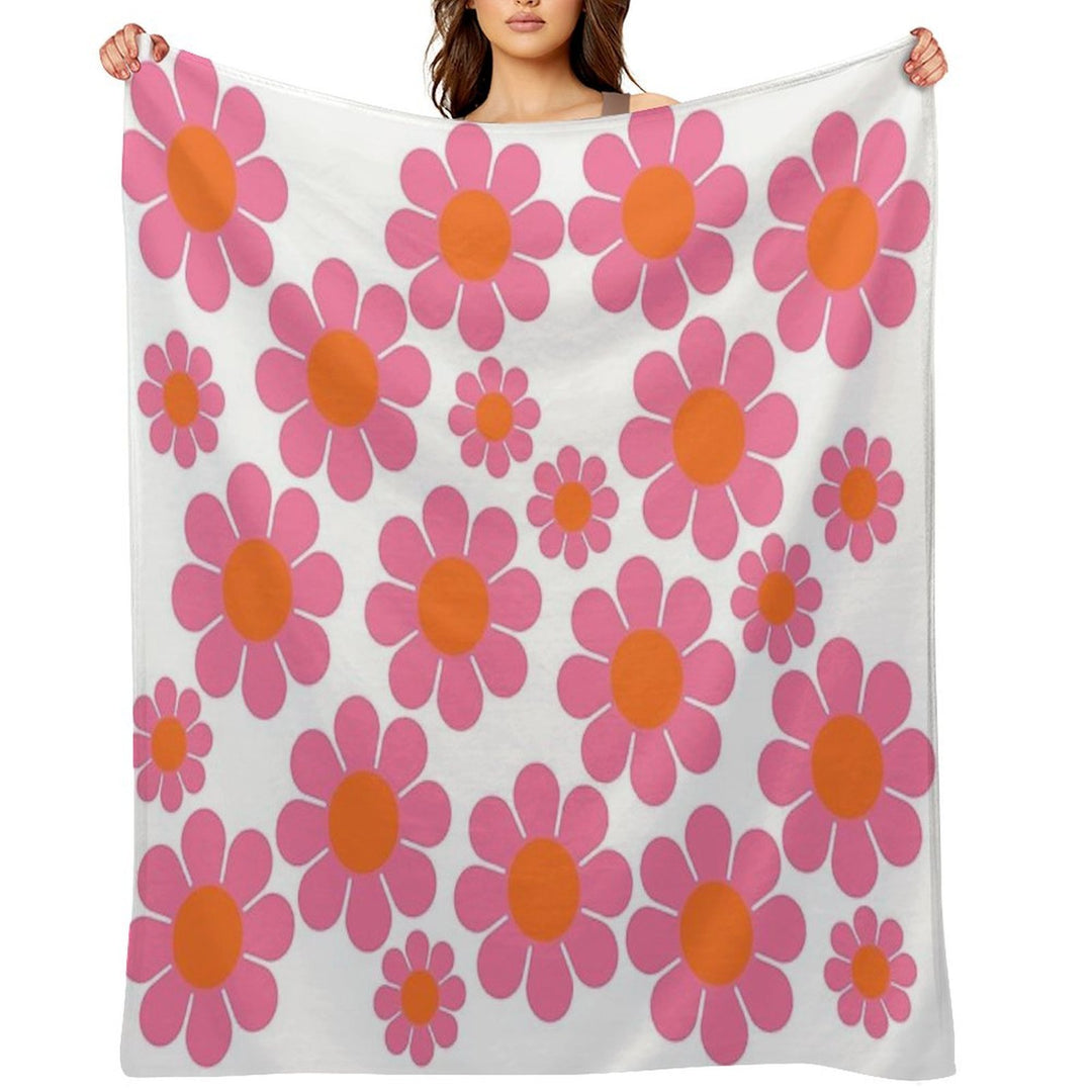 Koryn's Custom Flower Pattern 1 Anti-pilling Throw Blanket