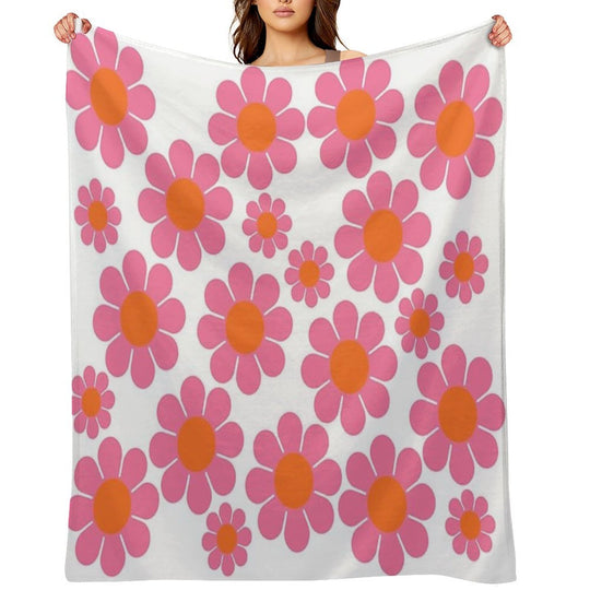 Koryn's Custom Flower Pattern 1 Anti-pilling Throw Blanket