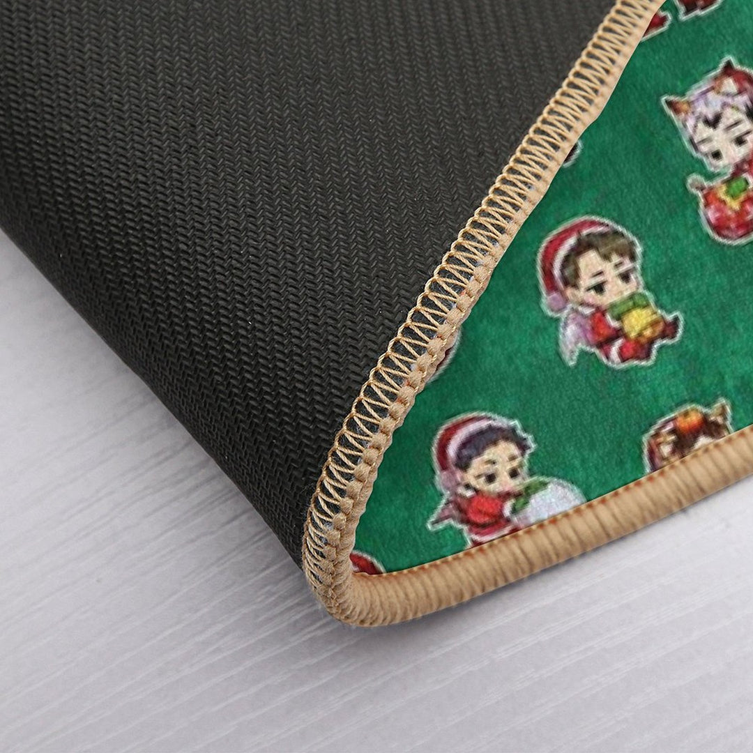 Christmas Volleyball  Stain-Proof Bath Mat