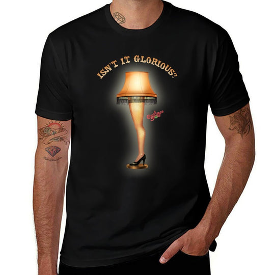 A Christmas Story Glowing Glorious Leg Lamp Funny Holiday Comfortable T-Shirt