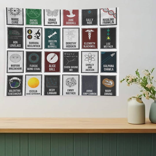 24 Women Who Changed Science. And The World. Tapestry