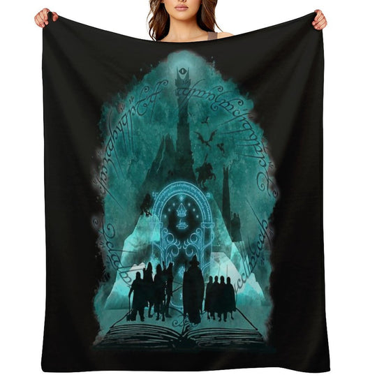 The Fellowship of The Ring Durable Throw Blanket