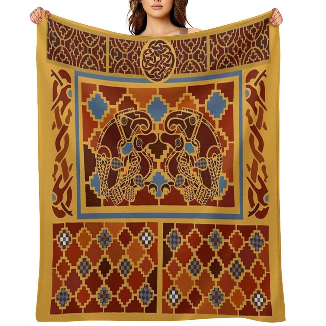 Imagining Sutton Hoo The Eagles Plush Throw Blanket