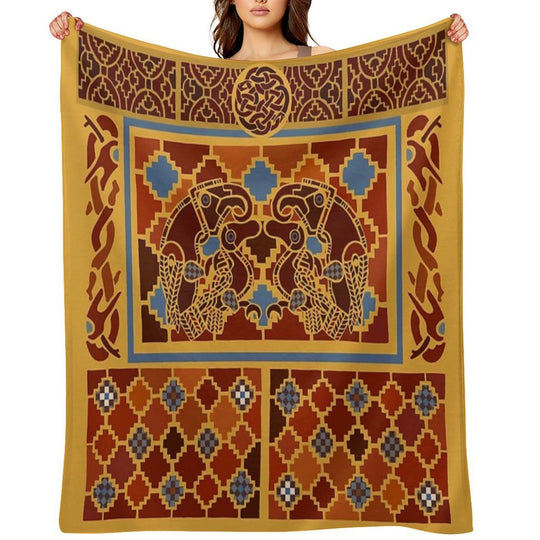 Imagining Sutton Hoo The Eagles Plush Throw Blanket
