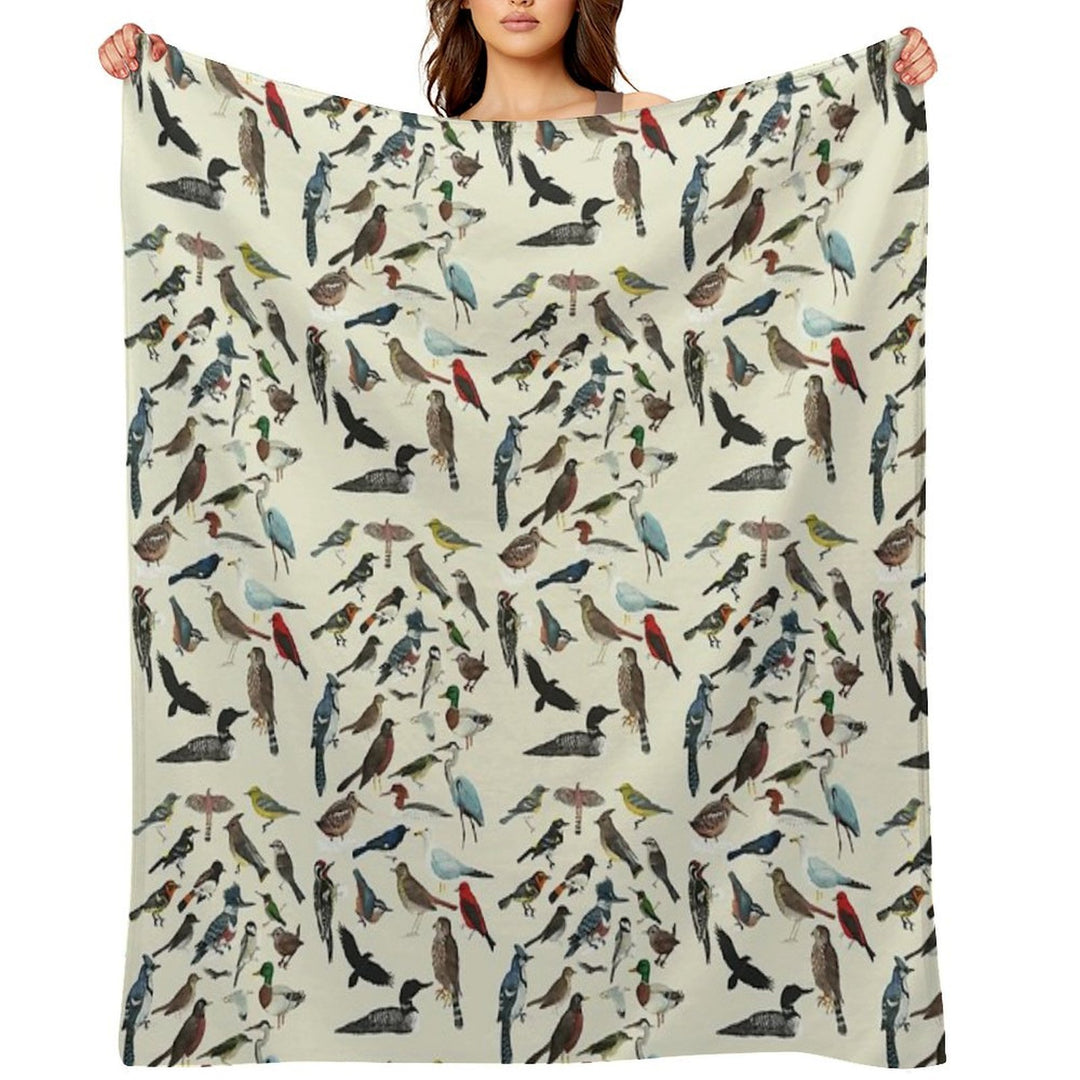 Bird Fanatic Gift-ready Throw Blanket
