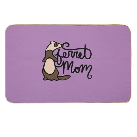Ferret Mom  Dirt-Trapping Bath Mat