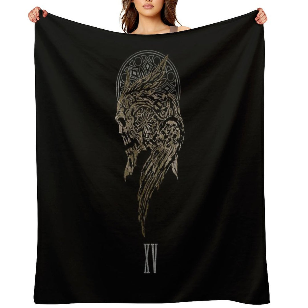 The Lucian Crest All-season Throw Blanket