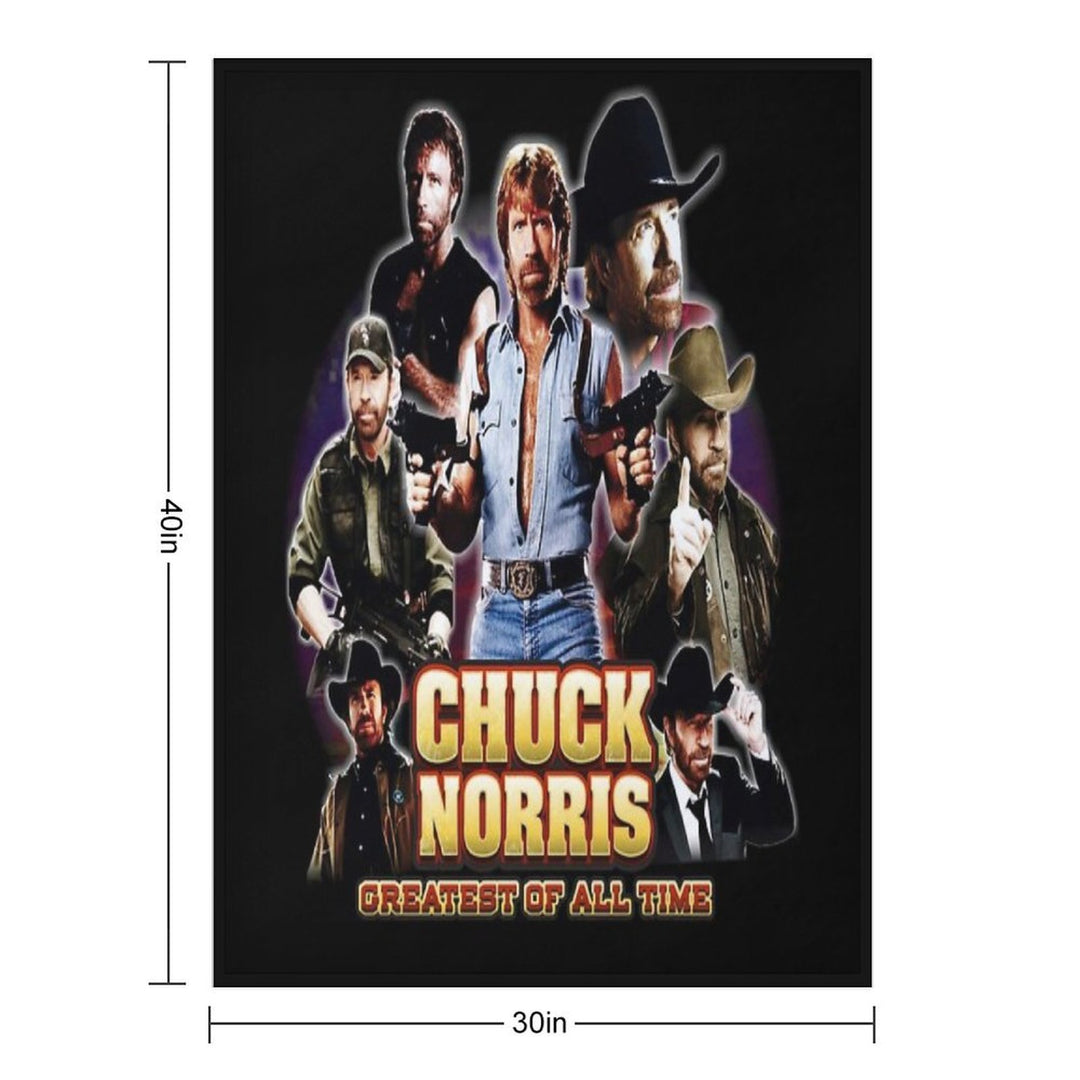 Chuck Norris GOAT All-season Throw Blanket