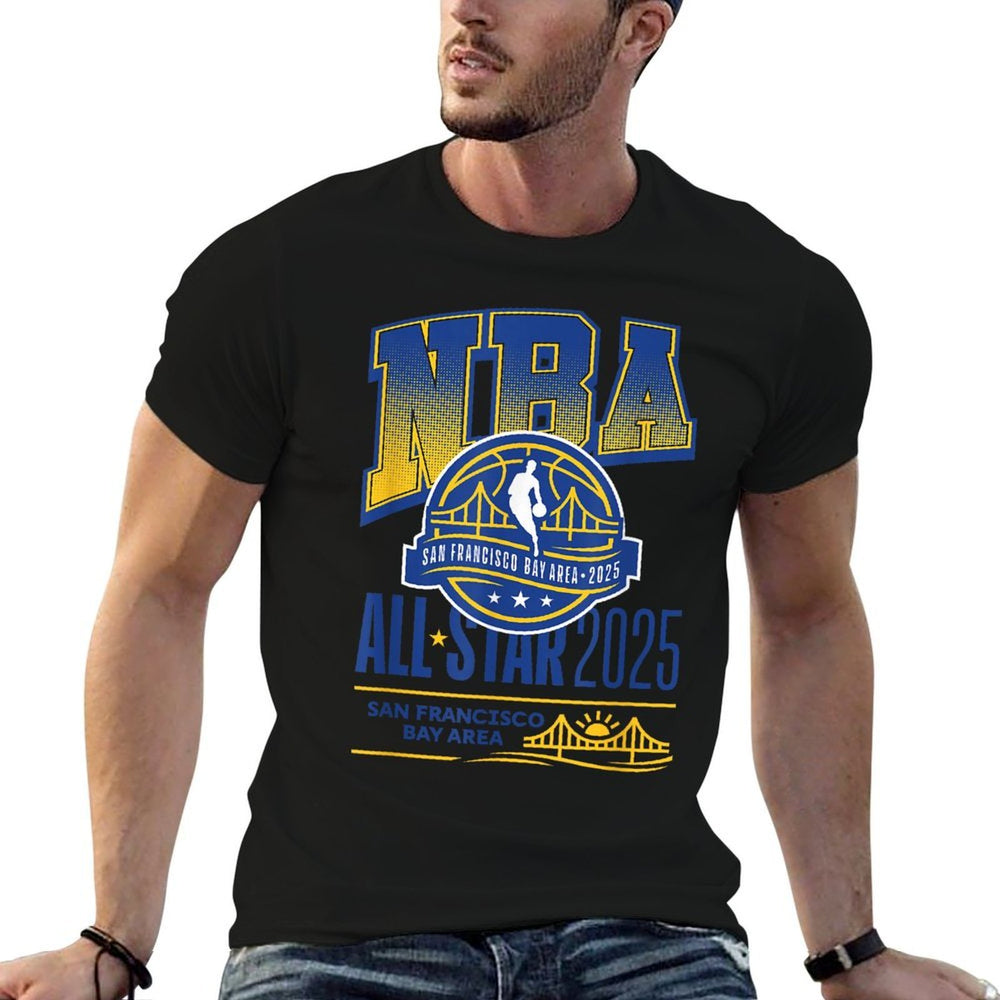 NBA Officially Licensed 2025 All Star  Summer-ready Fabric T-Shirt