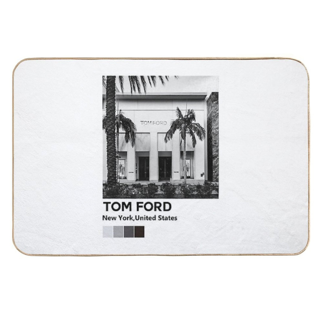 Tom Ford  Fashion Newspaper  Anti-Trip Bath Mat