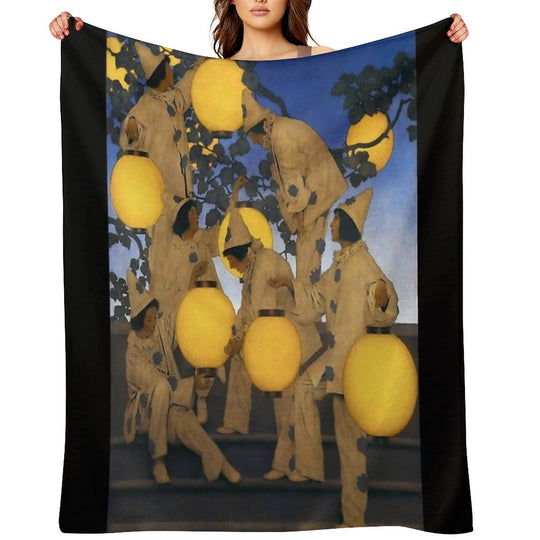 Maxfield Parrish - The Lantern Bearers Lightweight Throw Blanket