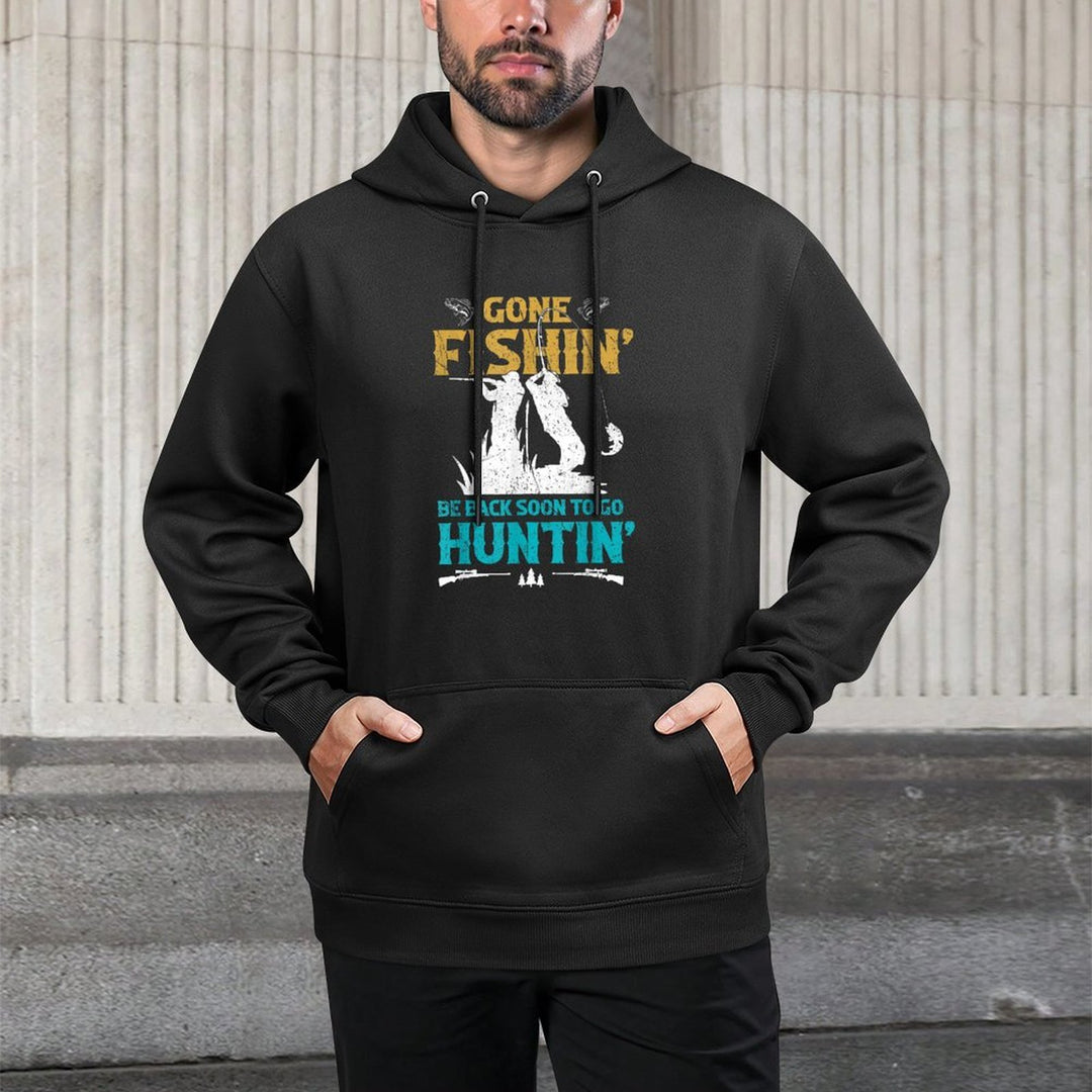 Funny Fishing Hunting For Catfishing Deer Hunting Men Boys Moisture-Wicking Hoodie
