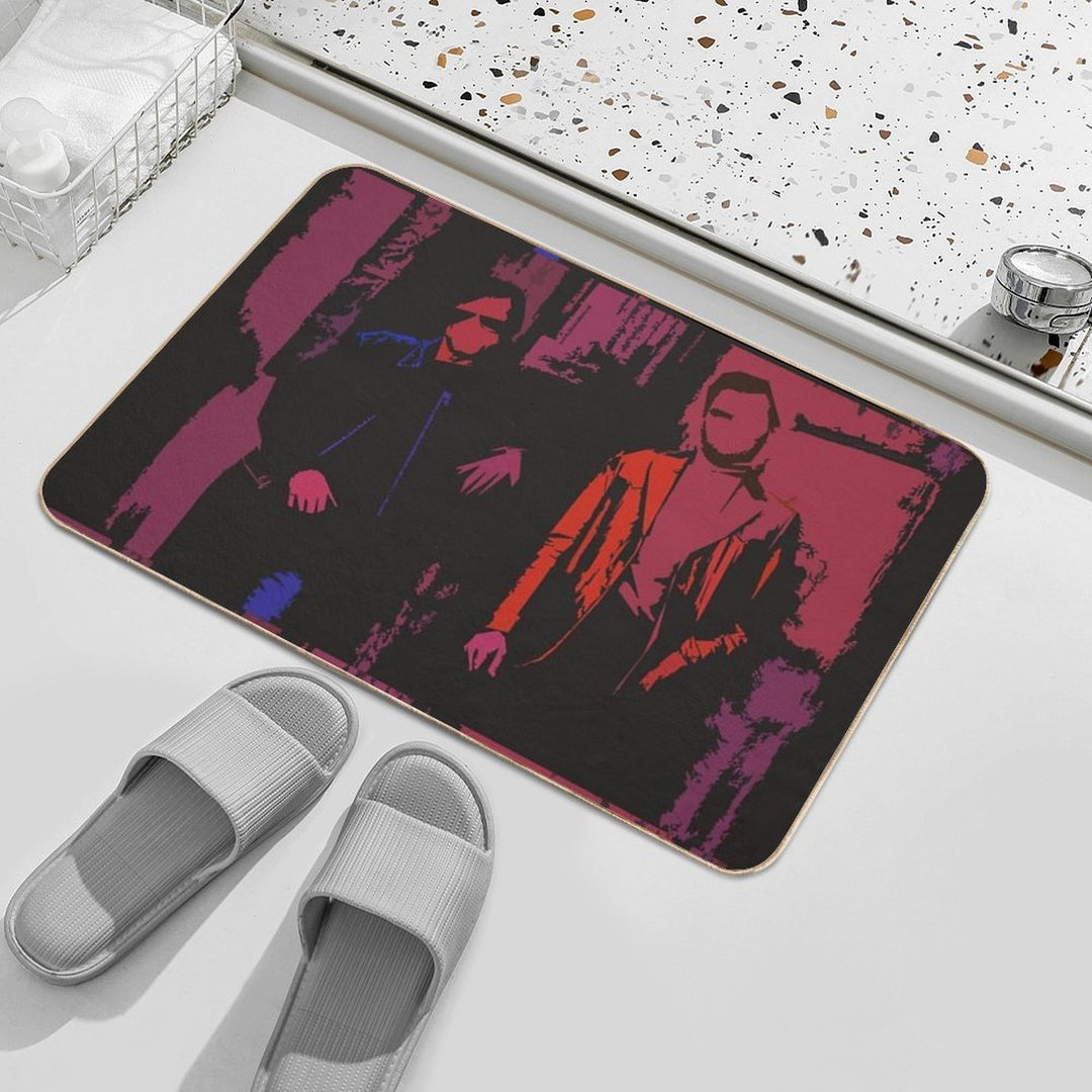 Once Upon A Time In Hollywood Minimal Poster  Easy To Clean Bath Mat