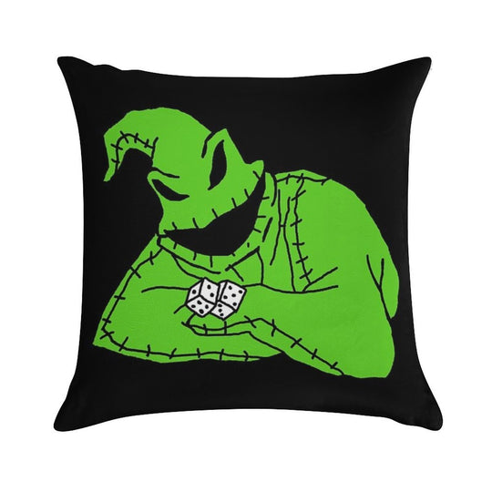 The Oogie Boogie Man Soft Home Decor Throw Pillow