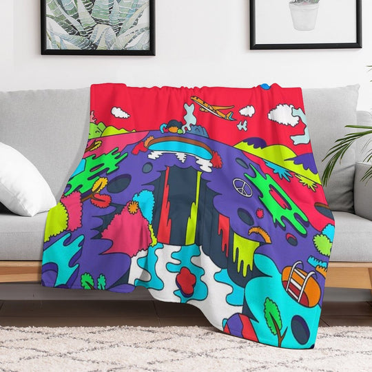 J-Hope Hope World Album Art Easy Care Throw Blanket