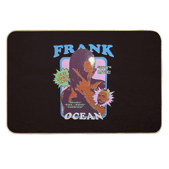 Frank Ocean Vintage Retro Aesthetic Inspired  High-Traffic Bath Mat