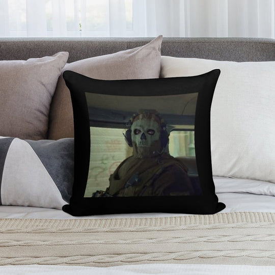 Ghost Simon Riley Soft Washable Throw Pillow