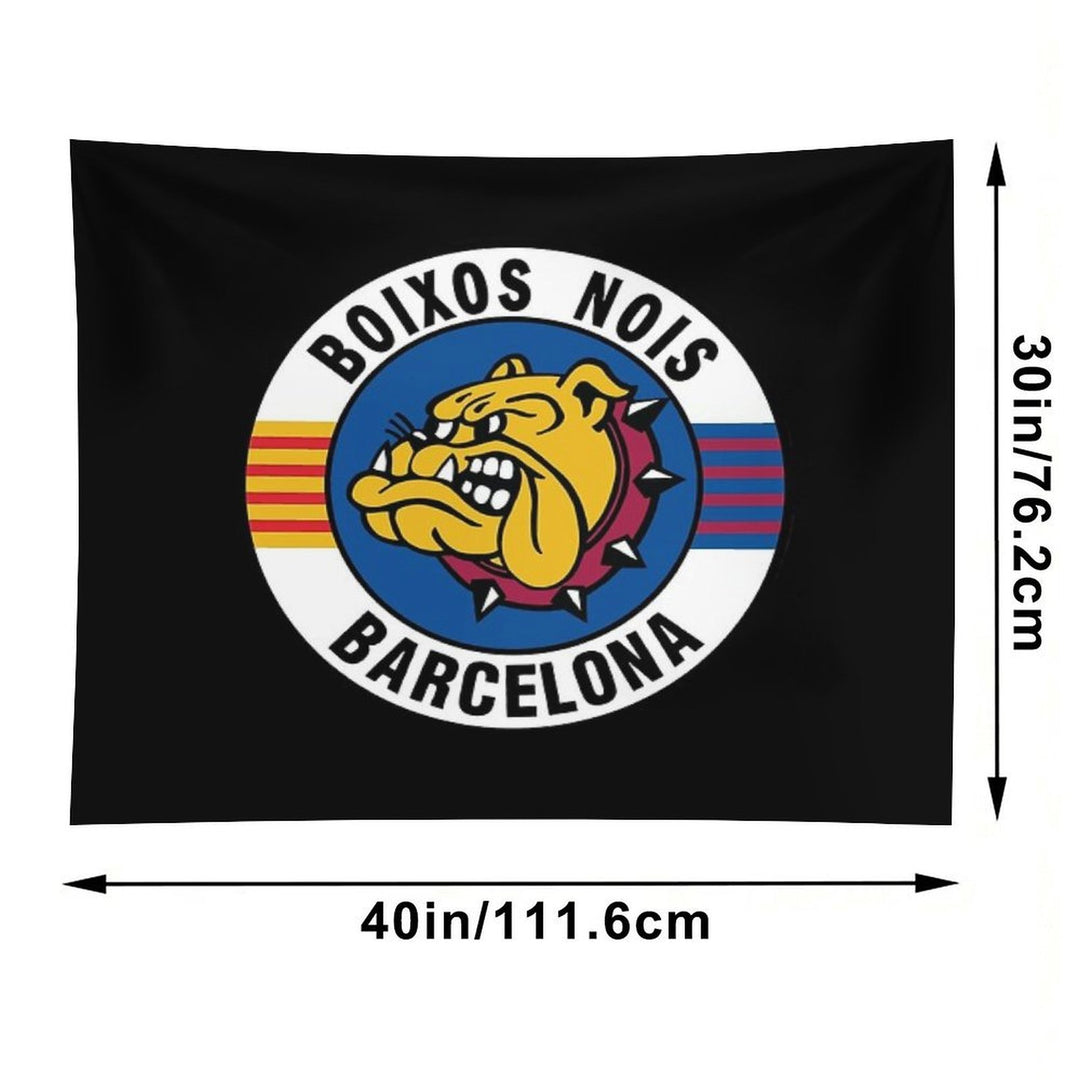 Boixos Nois Ultras Barcelona Catalunya Fans Tapestry