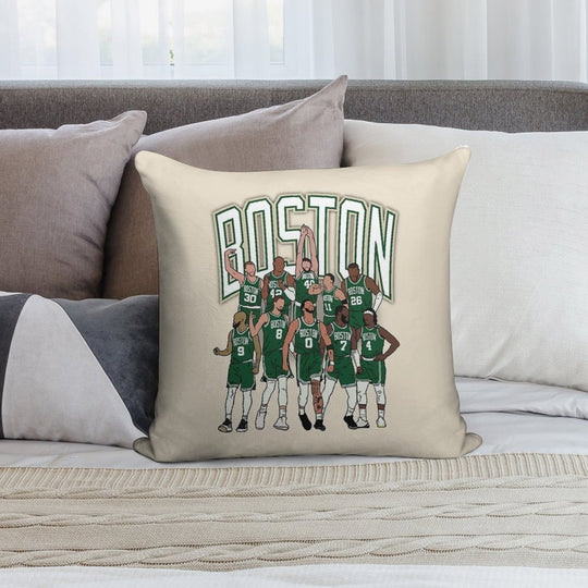 Boston 2023-24 Championship Soft Warmth Comfort Throw Pillow