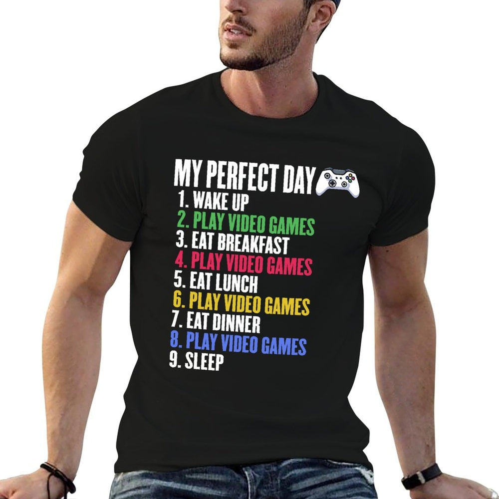 Funny Video Games Lover Graphic for Women And Men Gaming  Heathered Texture T-Shirt