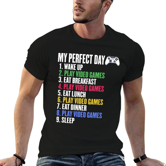 Funny Video Games Lover Graphic for Women And Men Gaming  Heathered Texture T-Shirt