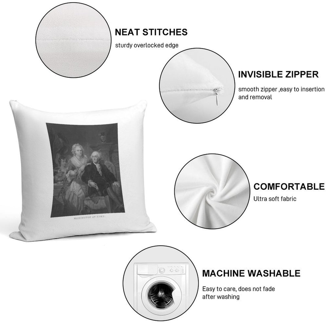 Washington At Home Soft Ultra-Soft Texture Throw Pillow