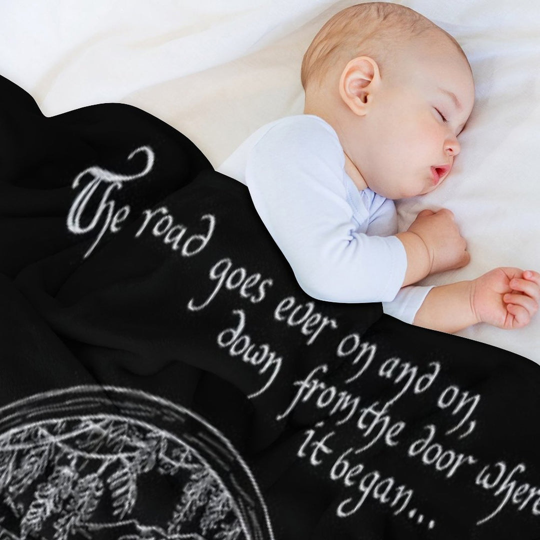 The Road Goes Versatility Throw Blanket